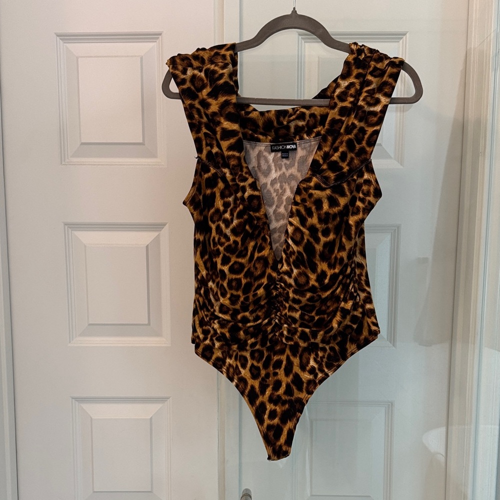 Leopard Print Kids One Piece